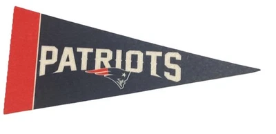 NFL New England Patriots  Mini Pennant 4”x9" Wall Decor Flag Football Banner - Image 1 of 4