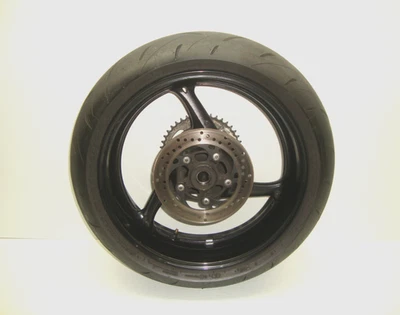 11-24 SUZUKI GSXR 600 GSXR 750 OEM REAR WHEEL BACK RIM ROTOR HUB 2011-2024 2018 - Image 1 of 4