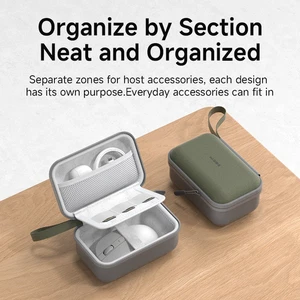 Organizador electrónico bolsa de viaje para ratón cable cargador banco de alimentación carcasa rígida Reino Unido - Imagen 1 de 10