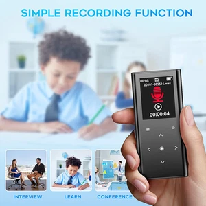64GB MP3 Player Musik Player mit Bluetooth 5.2 integriertem HD Lautsprecher FM Radio... - Bild 1 von 12