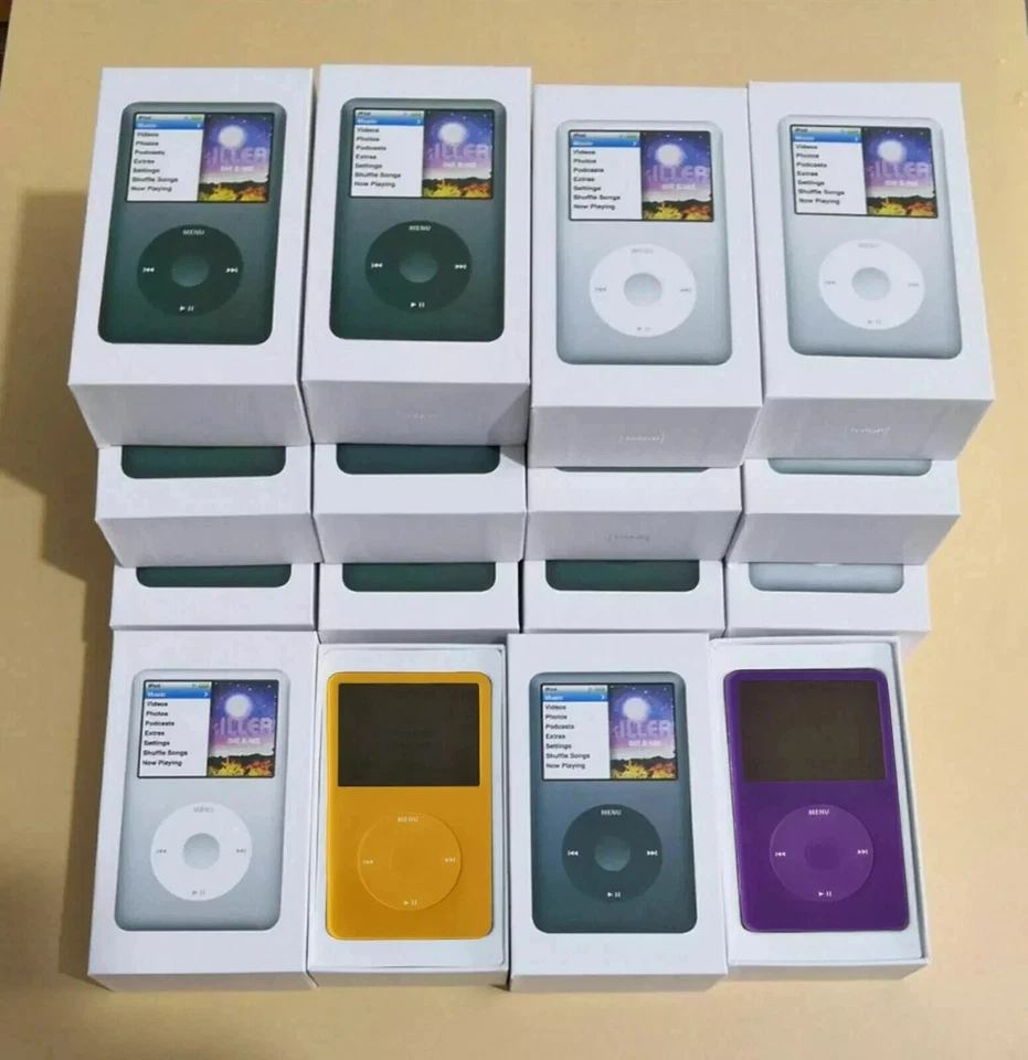 New Sealed Apple iPod Classic Video 5th 30GB 60GB 80GB 128GB New Battery Modded - image 1 of 4