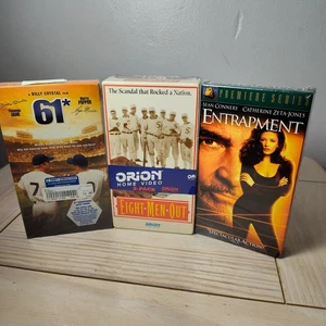 Sealed Vhs Lot 61 Eight Men Out Entrapment Bull Durham New - Picture 1 of 8