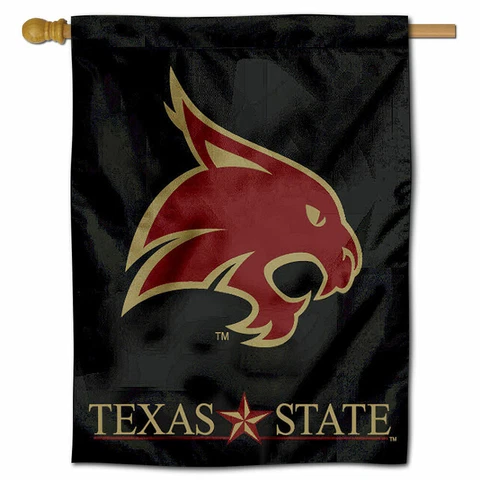 Texas State University Bobcats House Flag Cover