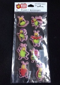 Love Em? Bug Em Puffy Stickers From Hallmark 2 Sheets 16 Stickers - Picture 1 of 9