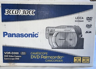 Panasonic VDR-D300 DVD Camcorder With Extra Battery And Charger - Image 1 of 4