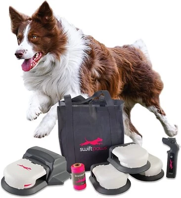 SWIFT PAWS Toy For Dogs Remote-Control Capture Flag Lure Course Exercise 30 mph 10 Min Run