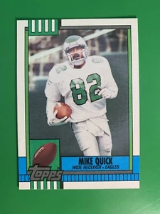 1990 Topps Mike Quick #95 Philadelphia Eagles - Picture 1 of 2