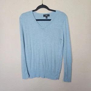 Mossimo Thin Light Blue Sweater Womens M Medium Soft Y2K 00s Basic Pastel - Picture 1 of 11