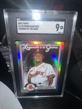 2023 Topps S2 LEGENDS OF THE GAME Pedro Martinez #LG-29 Red Sox SGC 9 POP 1