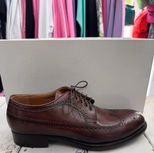 JO GHOST shoes men's shoe man brown leather size EU 42 (sun 30 cm) JGU09 - Picture 1 of 11