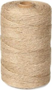 1100 Feet Jute Twine String 2Mm Natural Thin Twine for Craft Garden Plant String