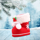 3Pcs Christmas Gift Bags Candies Goodies Favors Xmas Boots Stockings Santa