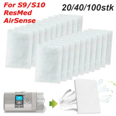 MARKENLOS 10~100* Einweg Filter Hypoallergenfilter Ersatz Für ResMed AirSense S9/S10 Serie