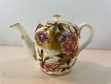 Antique Royal Bonn Floral Hand Painted Porcelain Teapot