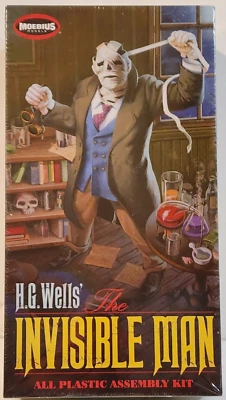 H.G. WELLS INVISIBLE MAN MODEL KIT - 1:8 SCALE - MOEBIUS MODELS #903 2020 - Image 1 of 4
