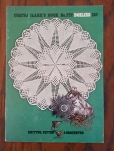Vintage Coats & Clark's Doily Booklet 1972 No. 222 Crocheting - Picture 1 of 2