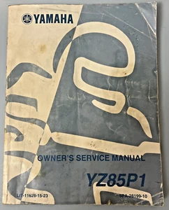 OEM YAMAHA Factory Owner's Service Manual 2002 YZ85 P1  LIT-11626-15-23. - Foto 1 di 15