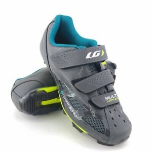 Garneau HRS-80 Cycling Shoes EUR 36 Womens Size 6 Asphalt Gray SPD Hook Loop