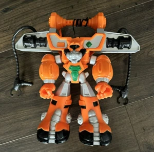 2004 Rescue Heroes Diver Bot Action Figure Orange Bumperbot Robotz Hook + Bonus! - Picture 1 of 4
