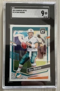 2023 Donruss Optic DAN MARINO #114 Miami Dolphins HOF -SGC 9 - Picture 1 of 2