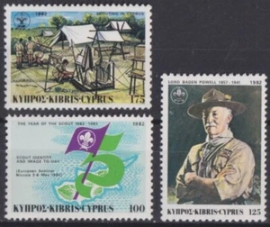 F-EX34853 CYPRUS CHIPRE MNH 1982 BOYS SCOUTS JAMBOREE BADEN POWELL SCOUTING. - Picture 1 of 1