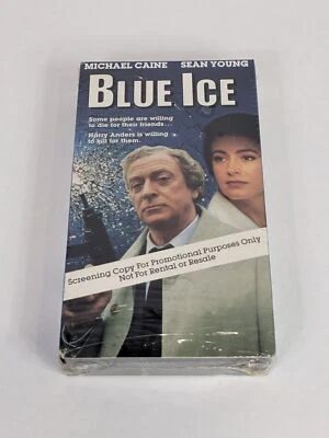 Blue Ice HBO Video VHS Tape Sealed Screening Copy Michael Caine Sean Young RARe - Image 1 of 4
