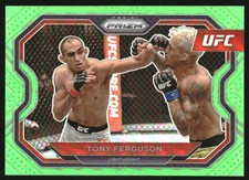 2021 Panini Prizm UFC Prizms Neon Green #119 Tony Ferguson /75