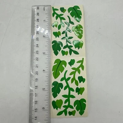 De colección Mrs. Grossman's Green Leafy Vines Monstera Planta Interior Pegatinas Hojas 1992 Foto 1 de 2