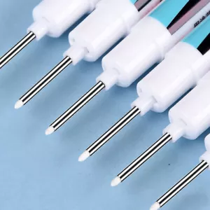 3Pcs White Permanent Paint Marker Pen 0.7mm for Wood Metal Plastic Glass Rock - Picture 1 of 12