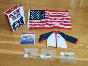NEW American Girl Doll Team USA Olympics Gymnastics Medal Ceremony 18” Doll Set - Picture 1 of 4