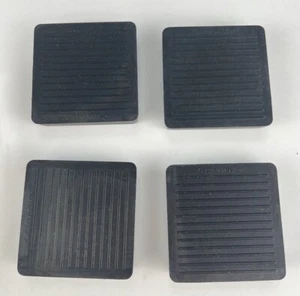 CasterMaster 2"x2" Cuadrado Goma Muebles Ruedas Tazas con Agarre Antideslizante - Imagen 1 de 3