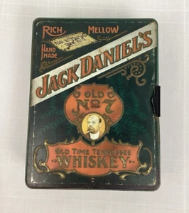 Vintage Jack Daniels Old No. 7 Tennessee Whiskey Poker Set Karten Chips Tin - Bild 1 von 22