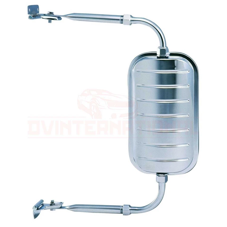 K-Source UNIVERSAL EXTERIOR CHROME TRUCK MIRROR H3541 11"x6" - Image 1 of 1