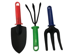 ATTREZZI DA GIARDINO ORTO PALA FORCONE RASTRELLO IN METALLO IMPUGNATURA PLASTICA - Imagen 1 de 1