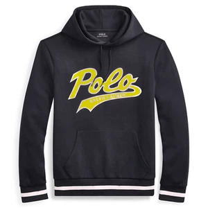 Double-Knit Graphic Polo Hoodie (Size XLT) Big & Tall - Picture 1 of 4
