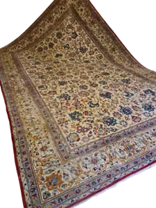 KöniglicherHandgeknüpfter Perser Teppich Keshan Orientteppich 410x260cm - Bild 1 von 24