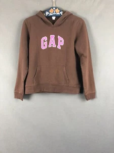 Gap Hoodie Cotton Kids Size M Brown - Picture 1 of 10