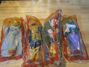 New 1996 Vintage Burger King Hunchback of Notre Dame plush puppets Set of 4  - Picture 1 of 5