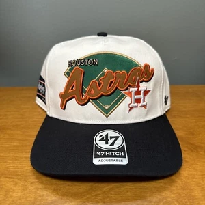 Houston Astros '47 Brand x Rawlings Diamond Script Hitch Snapback Cap Hat MLB - Picture 1 of 7