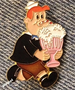 Pin Broche Tubby ~ Little LuLu's Portly Friend ~ Años 80 De Colección - Imagen 1 de 3
