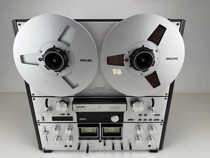 Philips N4520 1/4'' Reel To Reel Recorder 26CM Tape Deck With NAB's - Picture 1 of 12