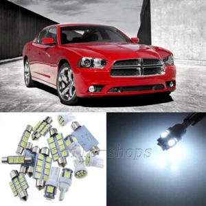 Bright White 7pcs Interior LED Light Kit for 2006-2010 Dodge Charger - Picture 1 of 6