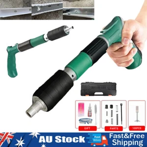 Mini Nail Gun Adjustable Air Nailer Machine with Nails Wall Fastening Rivet Tool - Picture 1 of 15