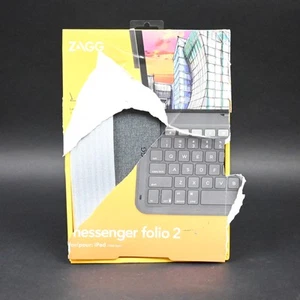 ZAGG Messenger Folio 2 Tablet Keyboard & Case, Built-in Stand for iPad 11 - Picture 1 of 3