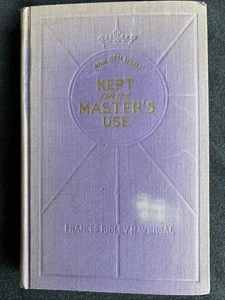 Kept For The Master's Use by Frances Ridley Havergal Hardcover, Royal Gem Series - Bild 1 von 7
