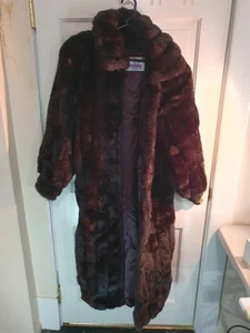 Monterey Faux Fur Coat Size 8 - Picture 1 of 11