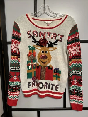 Suéter Navidad Sin Límites Talla Adulto Pequeño 3-5 Festivo Vacaciones Foto 1 de 4