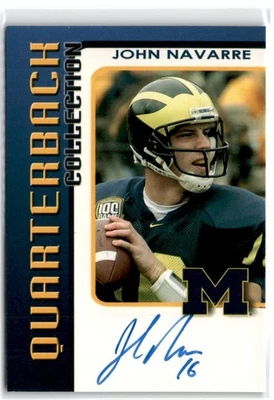 2004 TK LEGACY MICHIGAN WOLVERINES QUARTERBACK COLLECTION JOHN NAVARRE AUTO /200 - Image 1 of 2