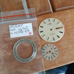 Orient ref. G 46978-6A Cal. 4694I Quadrante Vintage USED Good Conditions Rare - Foto 1 di 14