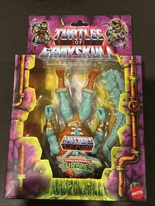 MOTU Origins Turtles of Grayskull LEATHERHEAD Action Figure Mattel RARE ERROR! - Picture 1 of 4